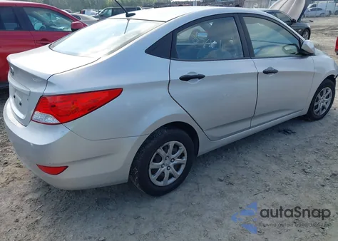 2012 Hyundai Accent Gls z USA, uszkodzony, nr VIN KMHCT4AE0CU097652